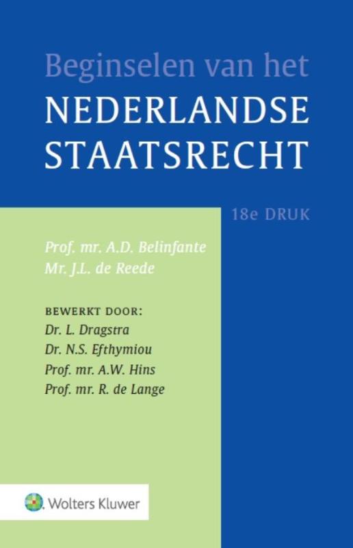 A.D. Belinfante Beginselen Van Het Nederlands Staatsrecht