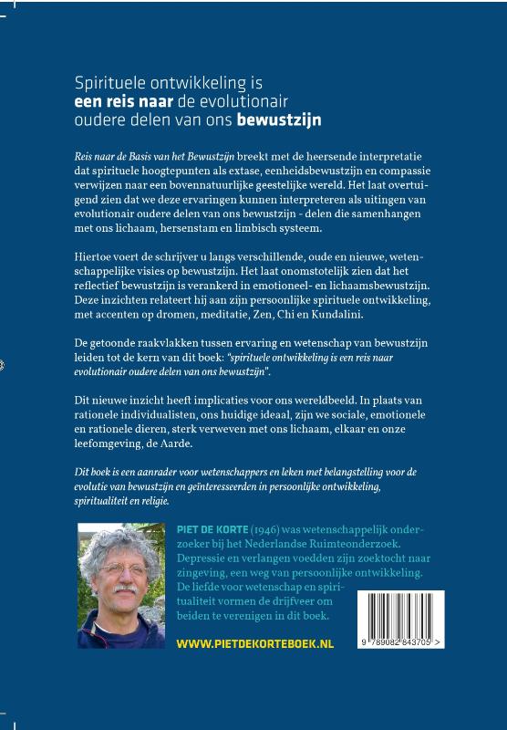 Reis naar de basis van het Bewustzijn achterkant