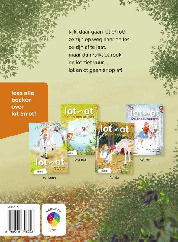 lol in het bos / lot en ot achterkant
