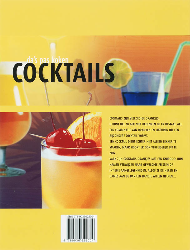 Cocktails / Da's pas koken achterkant