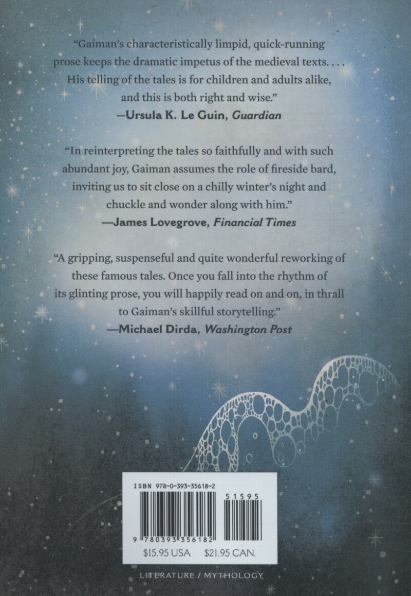 NEIL GAIMAN NORSE MYTHOLOGY achterkant