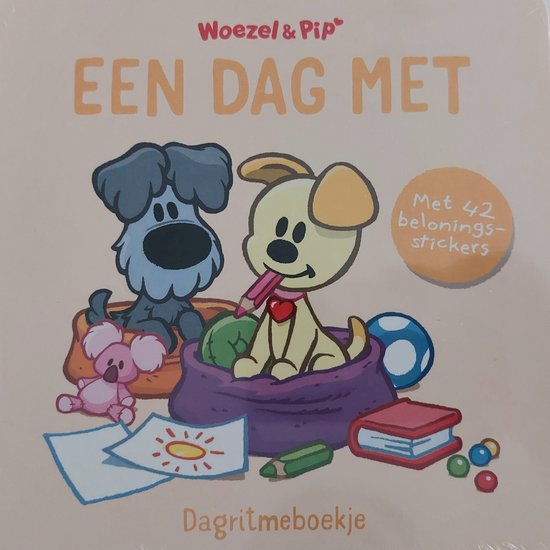 Een dag met Woezel & Pip - Dagritmeboekje met 42 Beloningsstickers