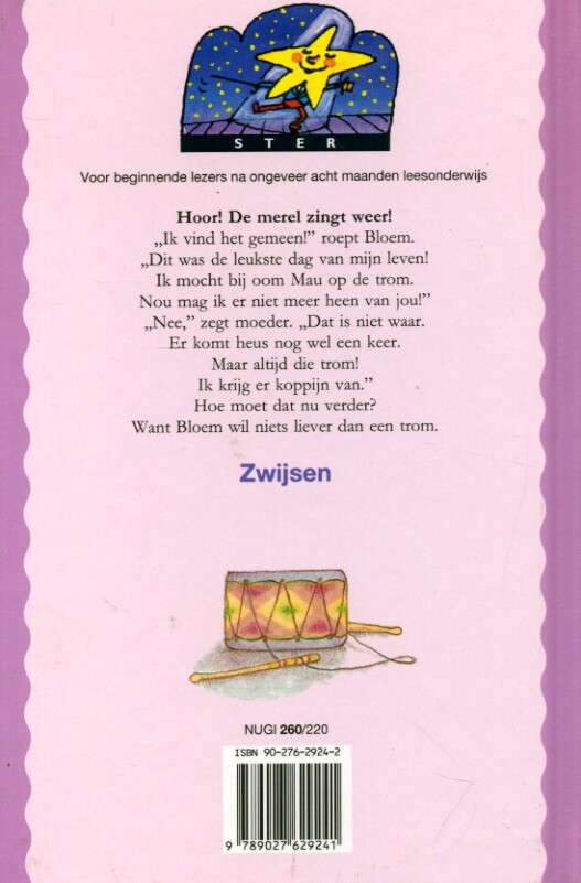 Hoor! De merel zingt weer! / Ster / 5-4 achterkant
