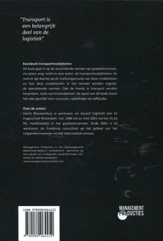 Basisboek transportmodaliteiten achterkant