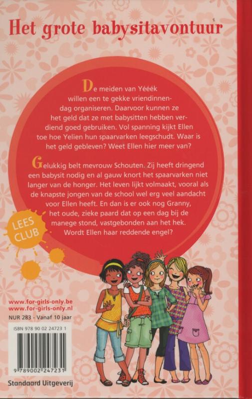 For Girls Only! - Het grote babysitavontuur achterkant