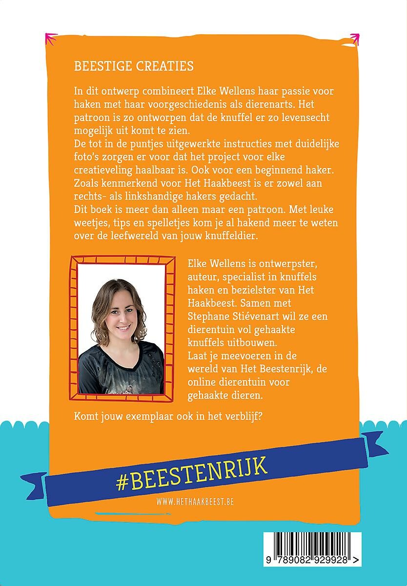 Roodwangschilpad / Beestige Creatie / 23 achterkant