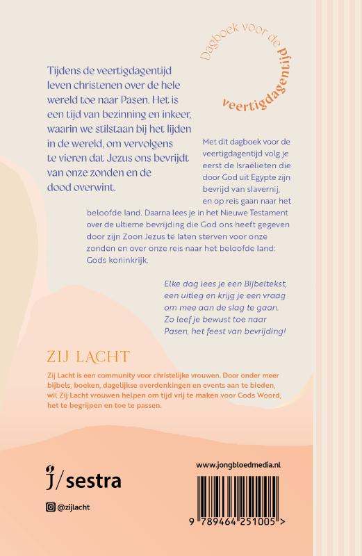Zij lacht feest van bevrijding achterkant