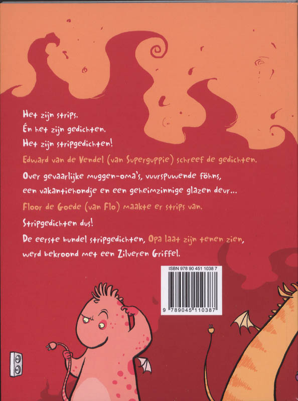 Draken met stekkers en andere stripgedichten achterkant