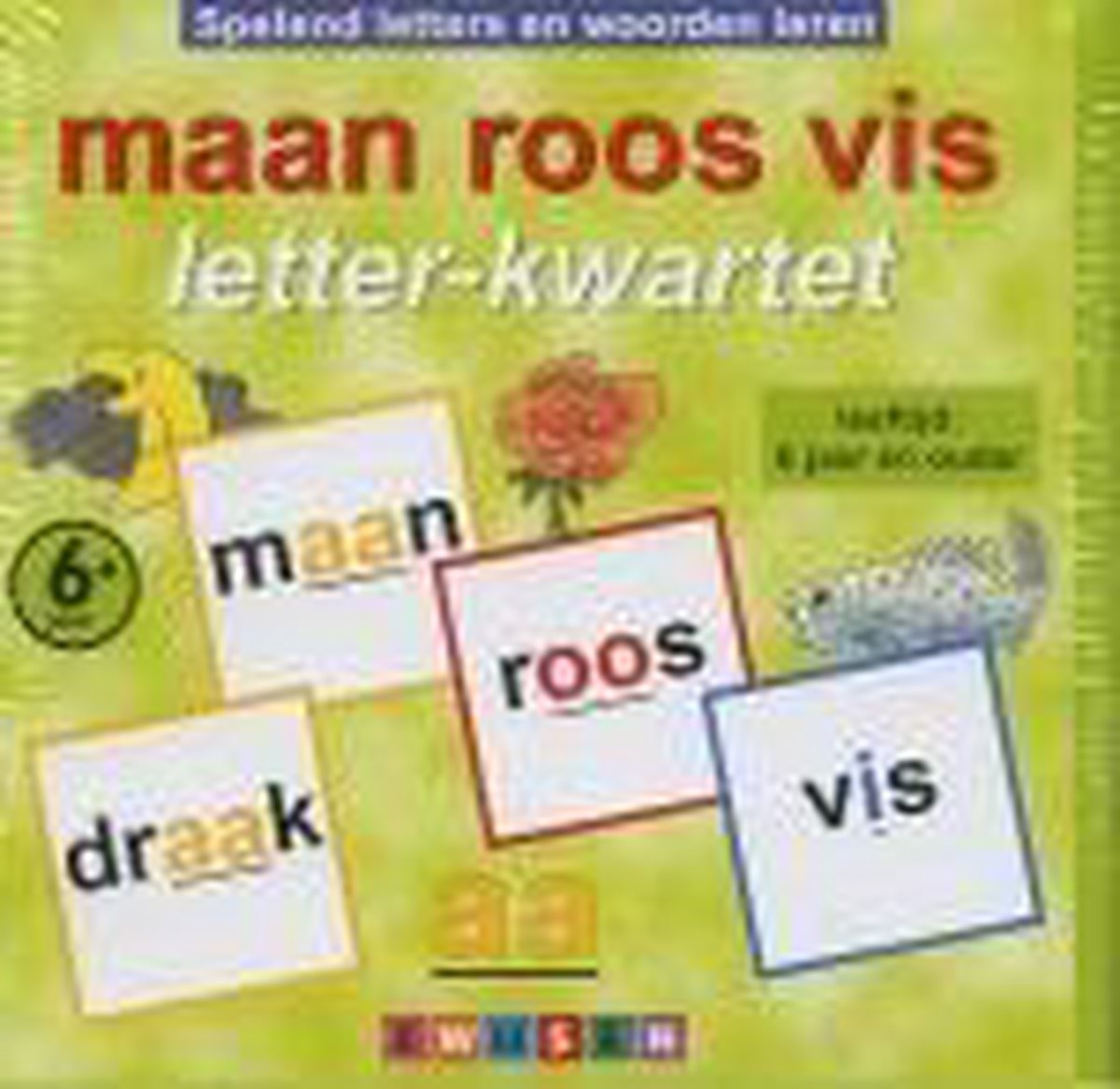 Maan Roos Vis Letter Kwartet