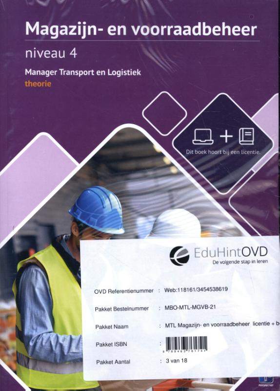 Magazijn- en voorraadbeheer niveau 4 transport en logistiek Theorieboek