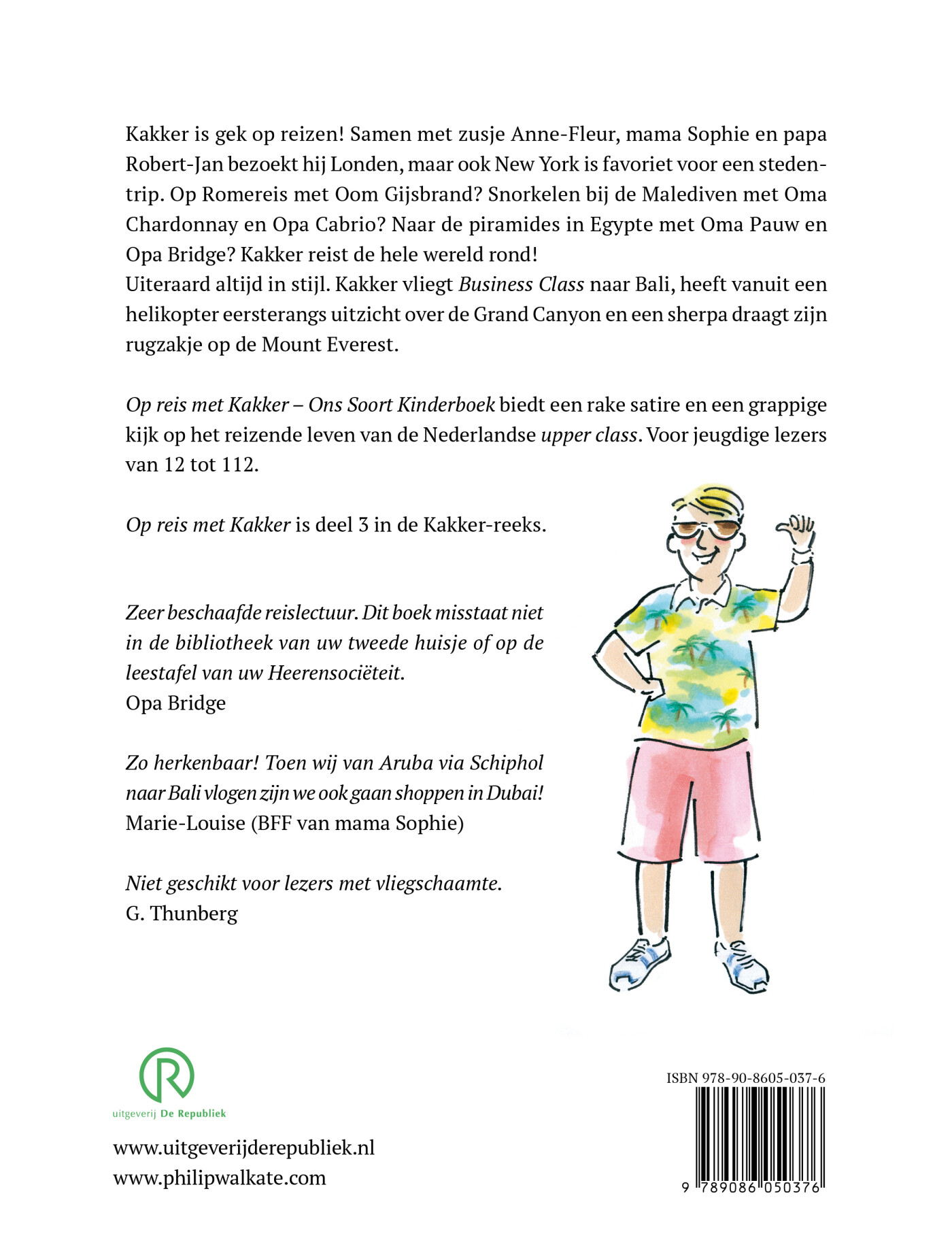 Op reis met Kakker / Kakker-reeks / 3 achterkant