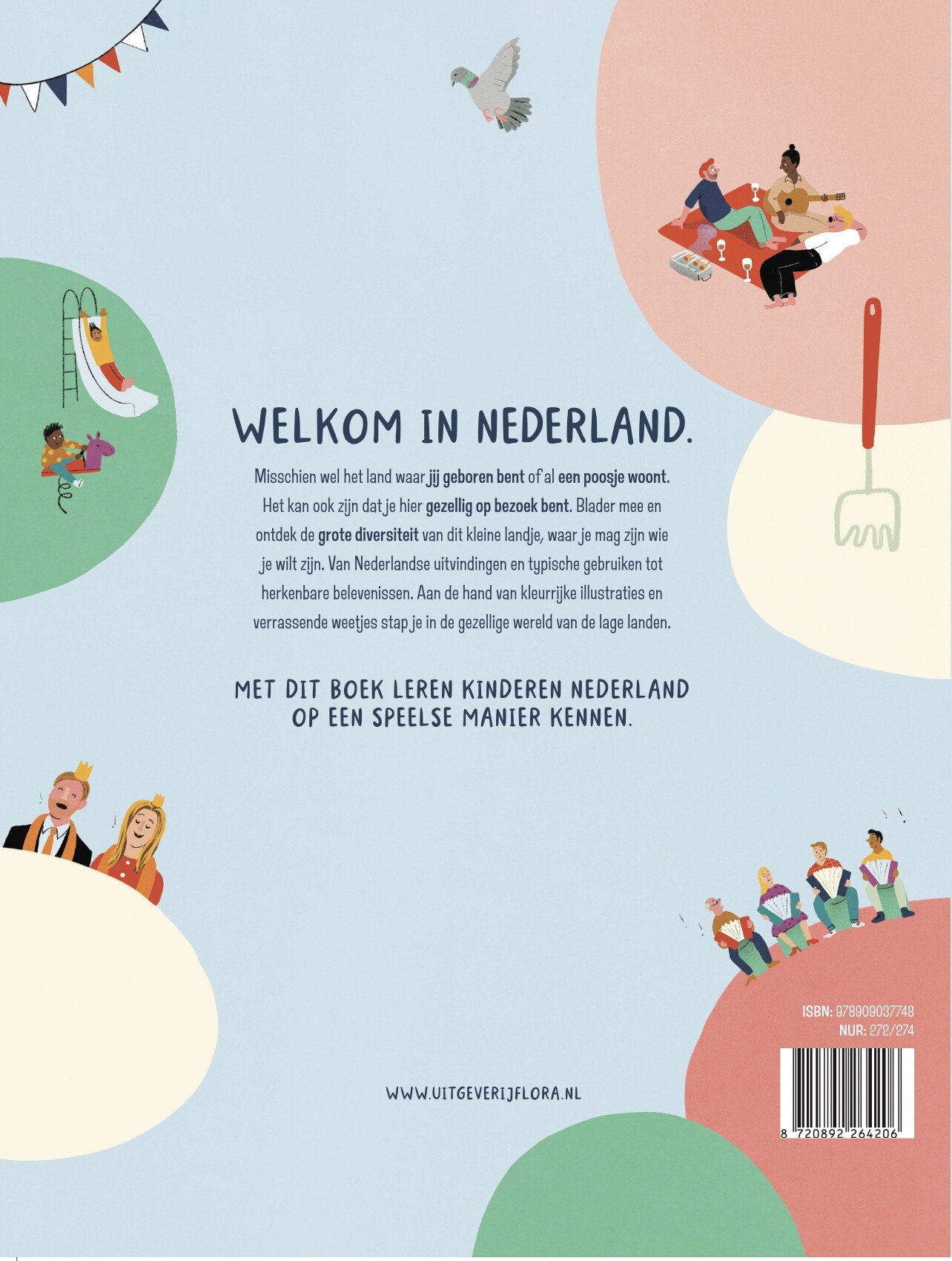 Dit boek gaat over Nederland achterkant