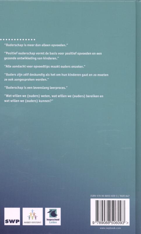 Ouderschap in ontwikkeling Ouderschap in ontwikkeling achterkant