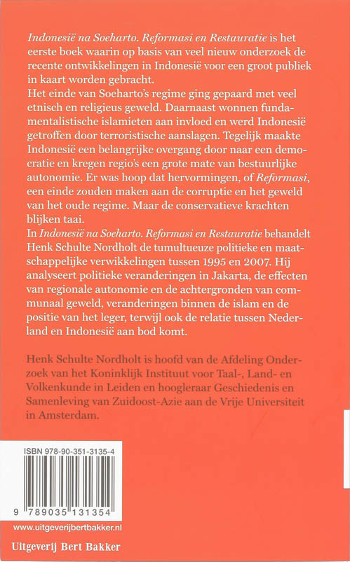 Indonesie na Soeharto achterkant