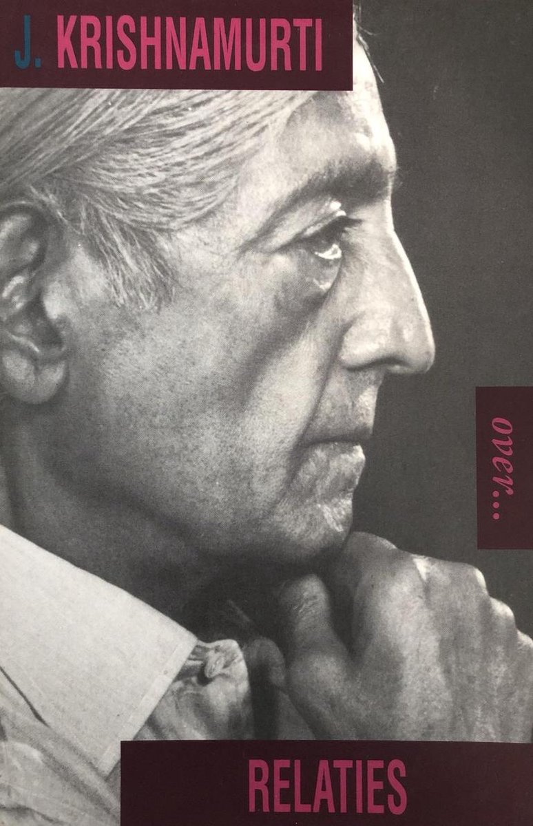 boekenbalie_9789069633152_cover Krishnamurti over... relaties / Krishnamurti over...