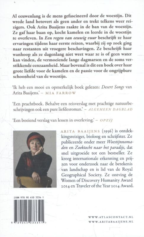 Een regen van eeuwig vuur achterkant