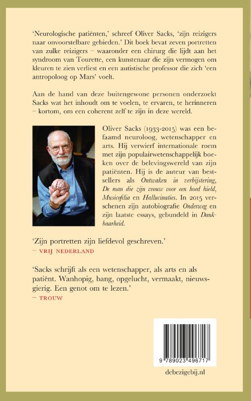 Een antropoloog op Mars Een antropoloog op Mars achterkant