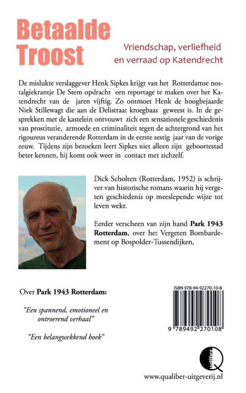Betaalde troost achterkant