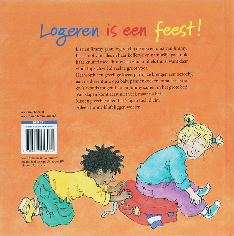 Logeren is een feest! Logeren is een feest! achterkant