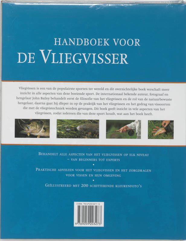 Handboek voor de vliegvisser achterkant