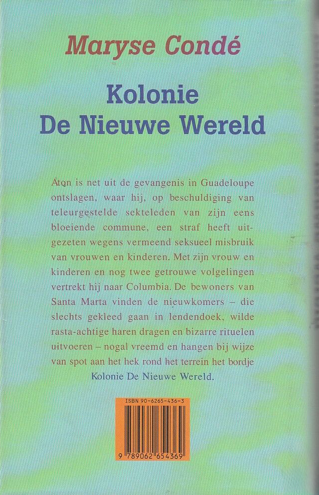 KOLONIE DE NIEUWE WERELD achterkant
