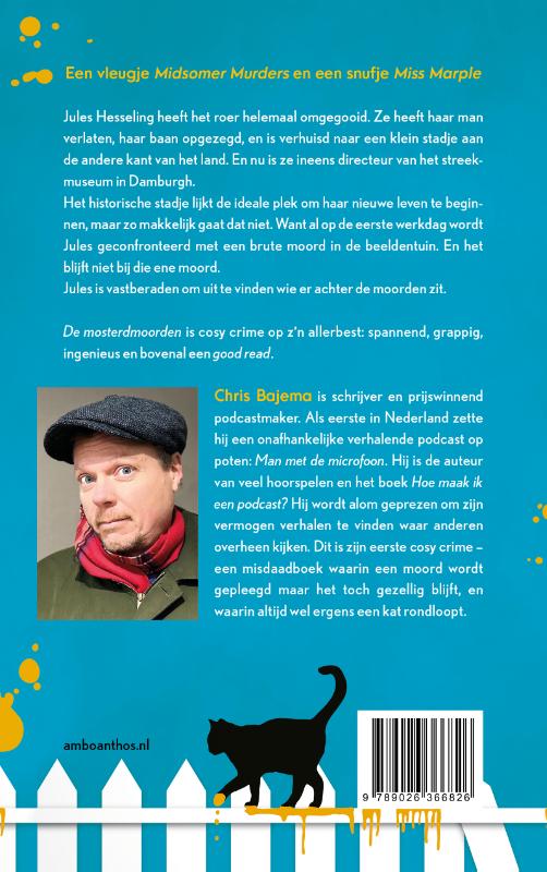De mosterdmoorden / Cosy crime achterkant