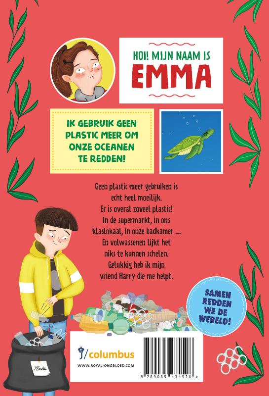 Emma redt de wereld / Emma / 1 achterkant
