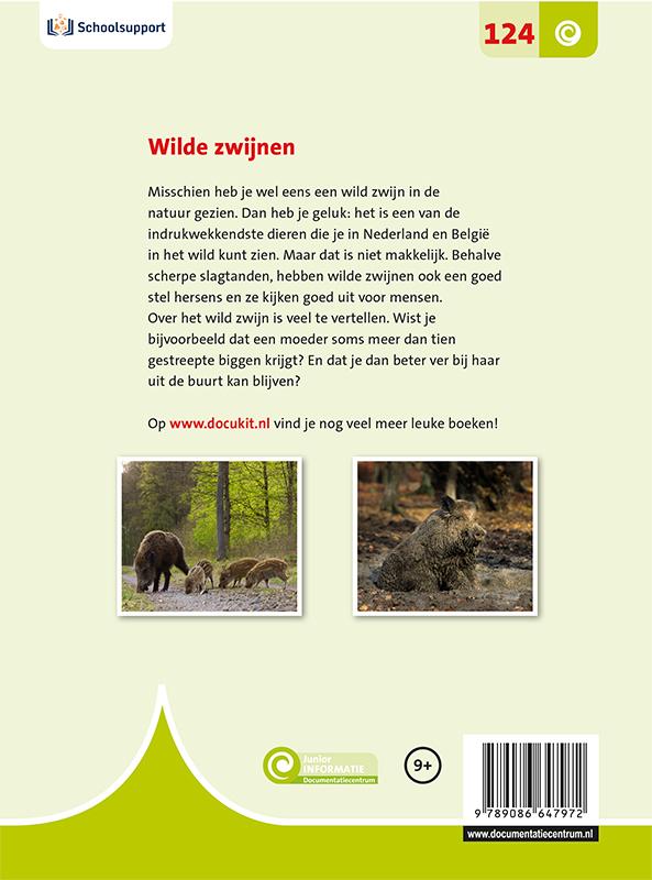 Junior Informatie 124 - Wilde zwijnen achterkant