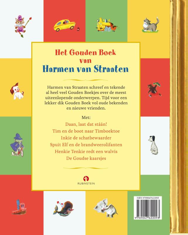 Het Gouden Boek van Harmen van Straaten / Gouden Voorleesboeken achterkant