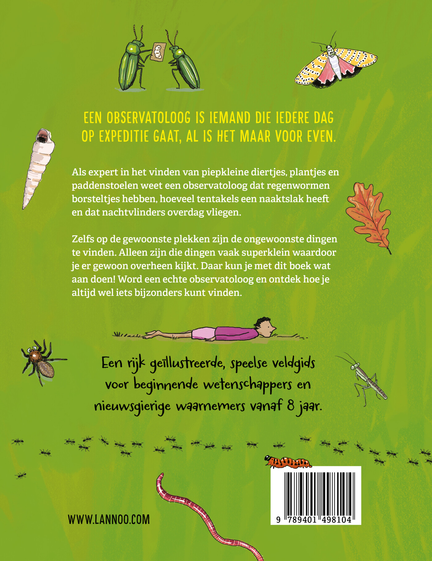 Het buitengewone handboek voor de observatoloog achterkant