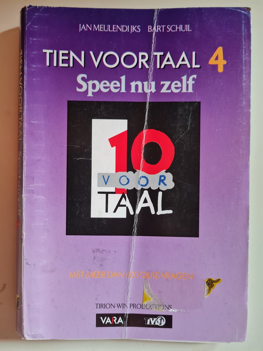 TIEN VOOR TAAL 4.SPEEL NU ZELF