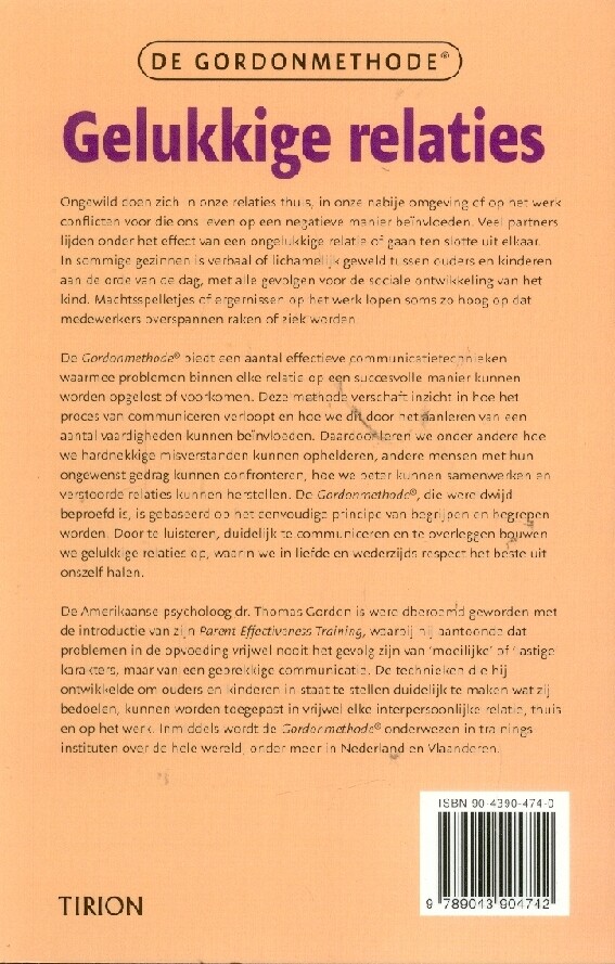 Gelukkige relaties achterkant