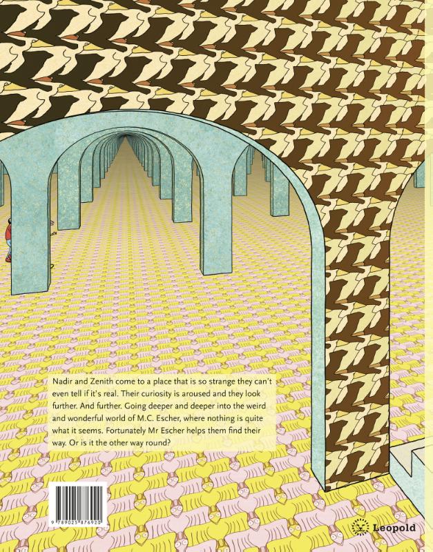 Escher / Kunstprentenboeken achterkant