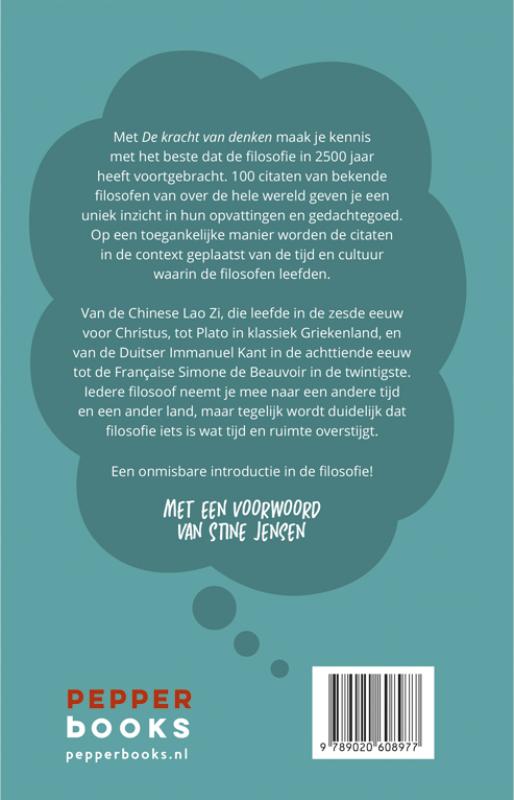 De kracht van denken. Wijsheden van 100 filosofen achterkant