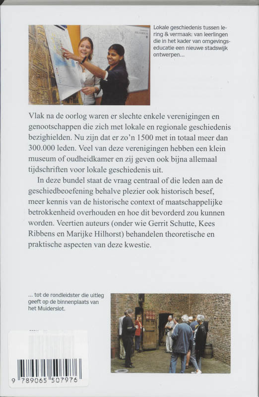 Lokale geschiedenis tussen lering & vermaak achterkant