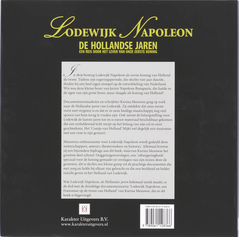 Lodewijk Napoleon De Hollandse jaren achterkant