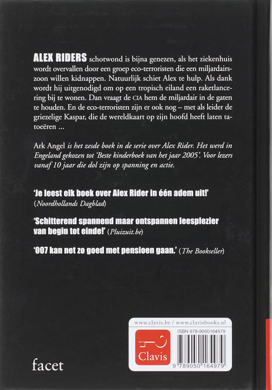 Ark Angel / Alex Rider / 6 achterkant