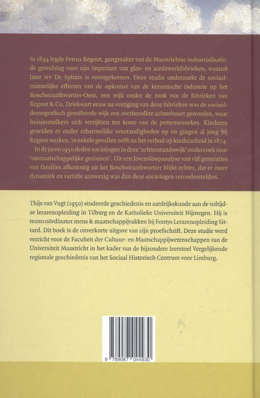 Maaslandse monografieen 78 -   Een arbeidersbuurt onder de rook van `De Sphinx' achterkant