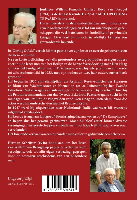 Oorlog en adel achterkant