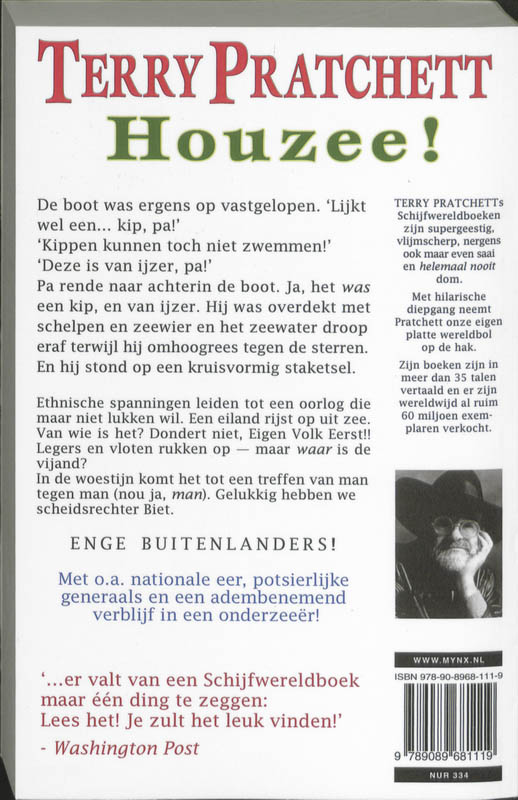 Houzee ! / Druk Heruitgave achterkant
