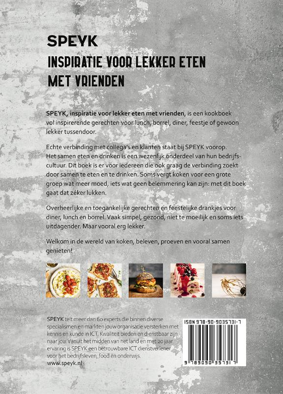 SPEYK - Inspiratie voor lekker eten met vrienden achterkant