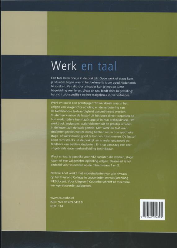 Werk en taal achterkant