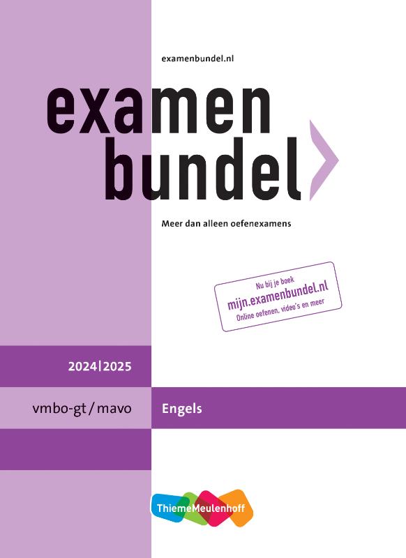 Examenbundel vmbo-gt/mavo Engels 2024/2025
