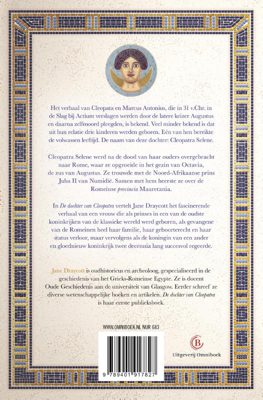 De dochter van Cleopatra achterkant