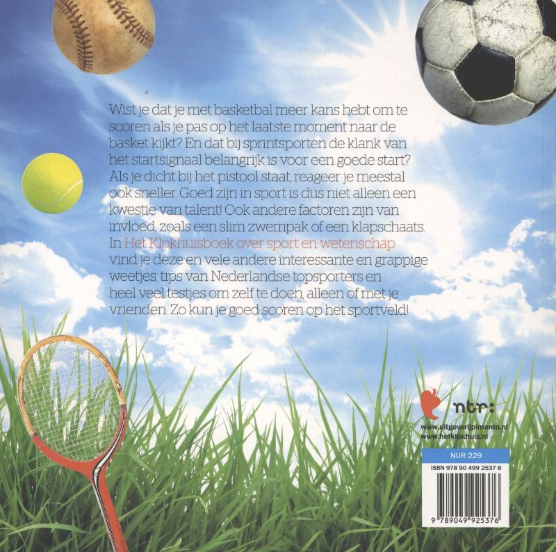 Het klokhuisboek over sport en wetenschap achterkant