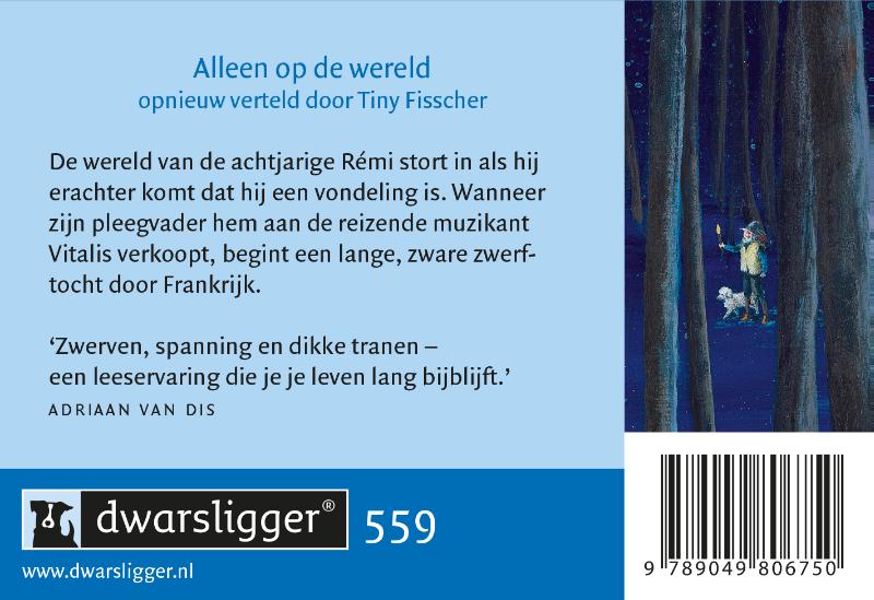 Alleen op de wereld achterkant