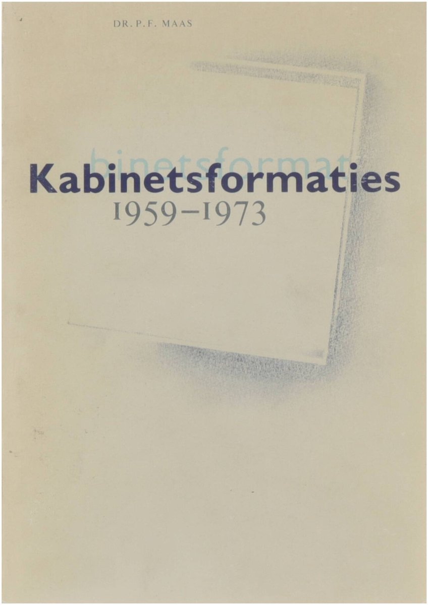 Kabinetsformaties 1959-1973