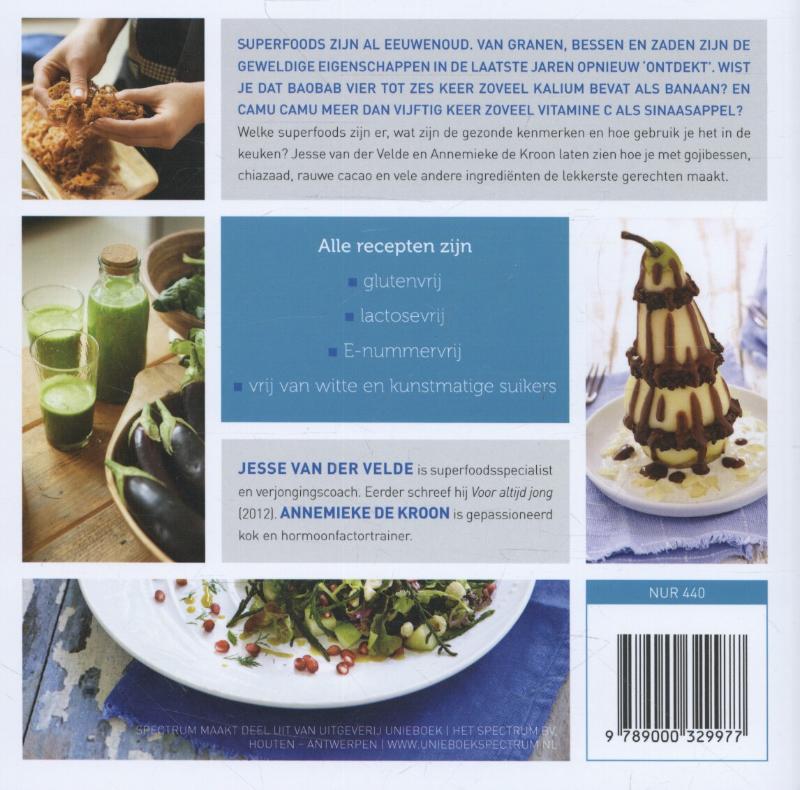 Super food recepten Super food recepten achterkant