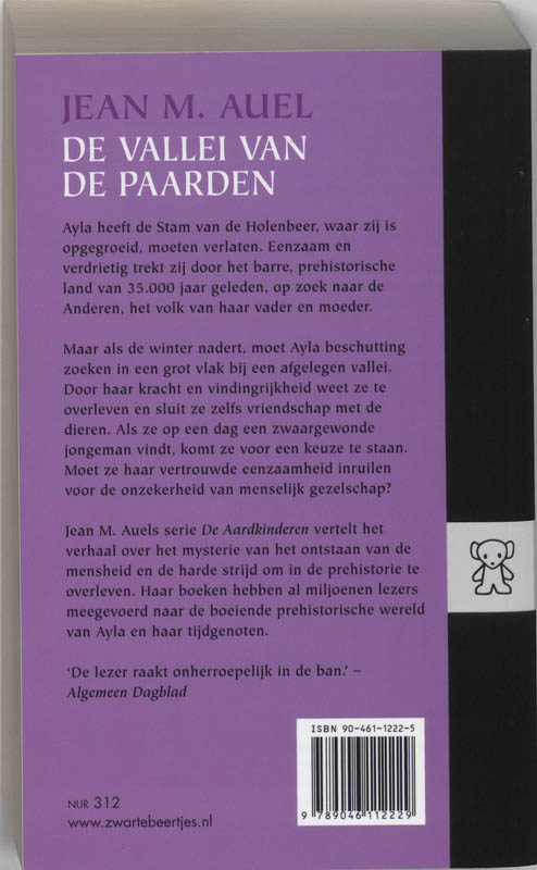 De vallei van de paarden / 2 De vallei van de paarden / De Aardkinderen / 2 achterkant
