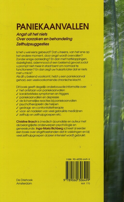 Paniekaanvallen achterkant